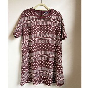 Madewell patterned shift dress